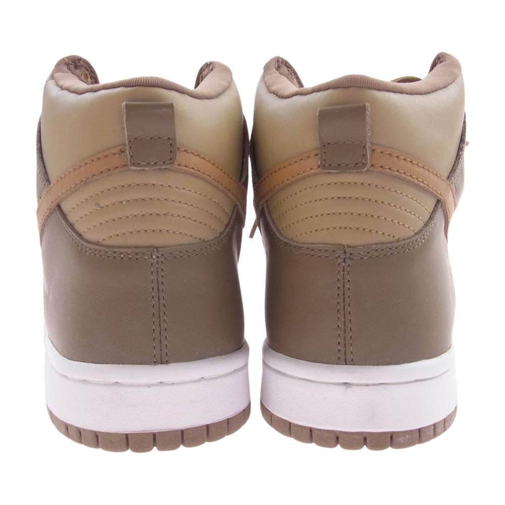NIKE ナイキ 021202-LN2 DUNK HI ダンク ハイ スニーカー オートミール ブラウン系 27.5cm【中古】