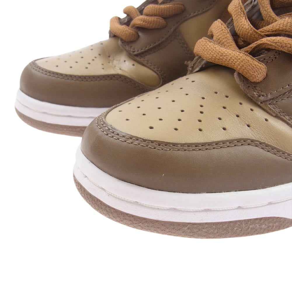 NIKE ナイキ 021202-LN2 DUNK HI ダンク ハイ スニーカー オートミール ブラウン系 27.5cm【中古】