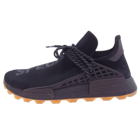 adidas アディダス EG7836 PHARRELL WILLIAMS ファレルウィリアムス PW HU NMD PRD CORE BLACK トレイル ローカット スニーカー ブラック系 27cm【中古】