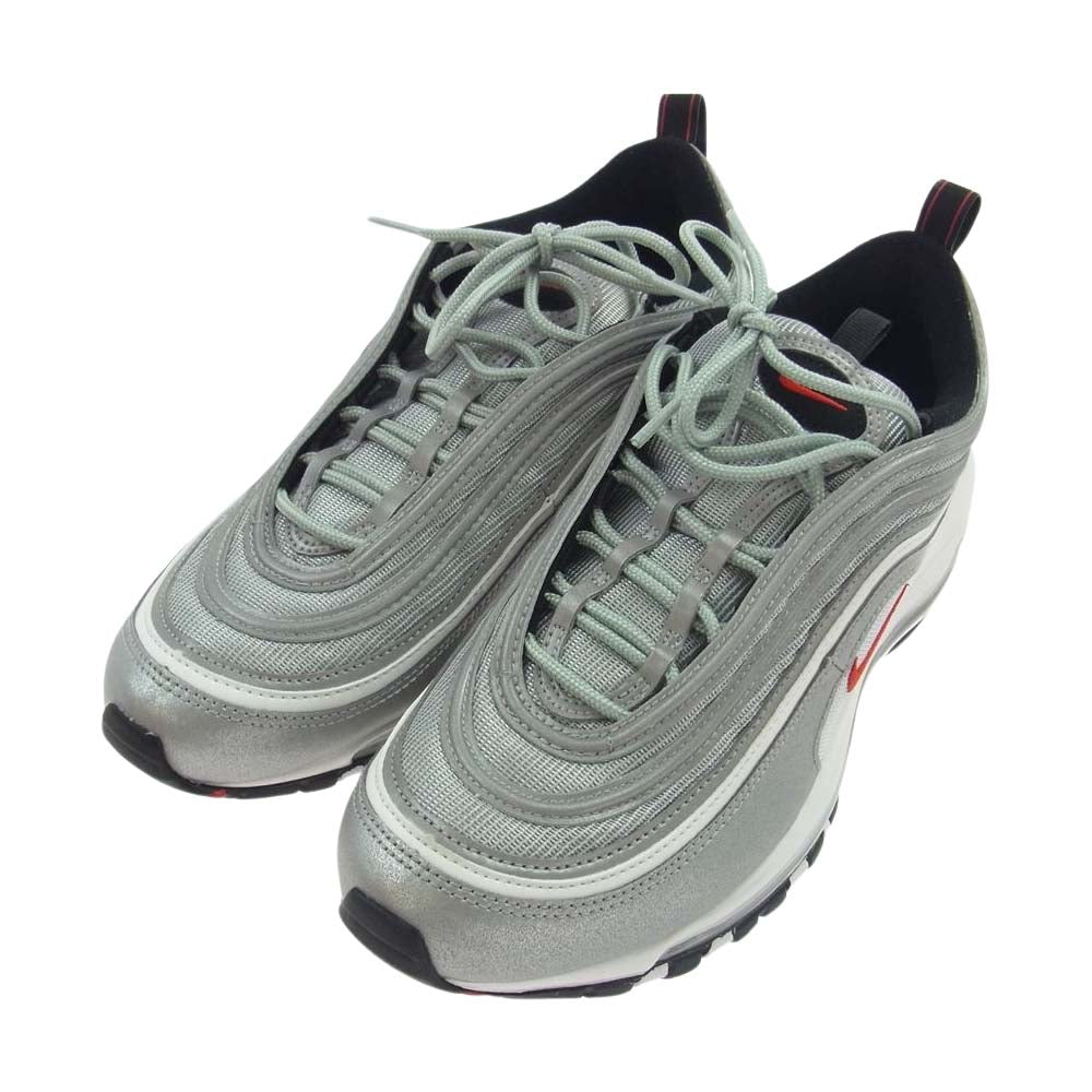 NIKE ナイキ DM0028-002 AIR MAX 97 OG METALLIC SILVER エアマックス メタリックシルバー ローカット スニーカー グレー系 ホワイト系 レッド系 27cm【中古】