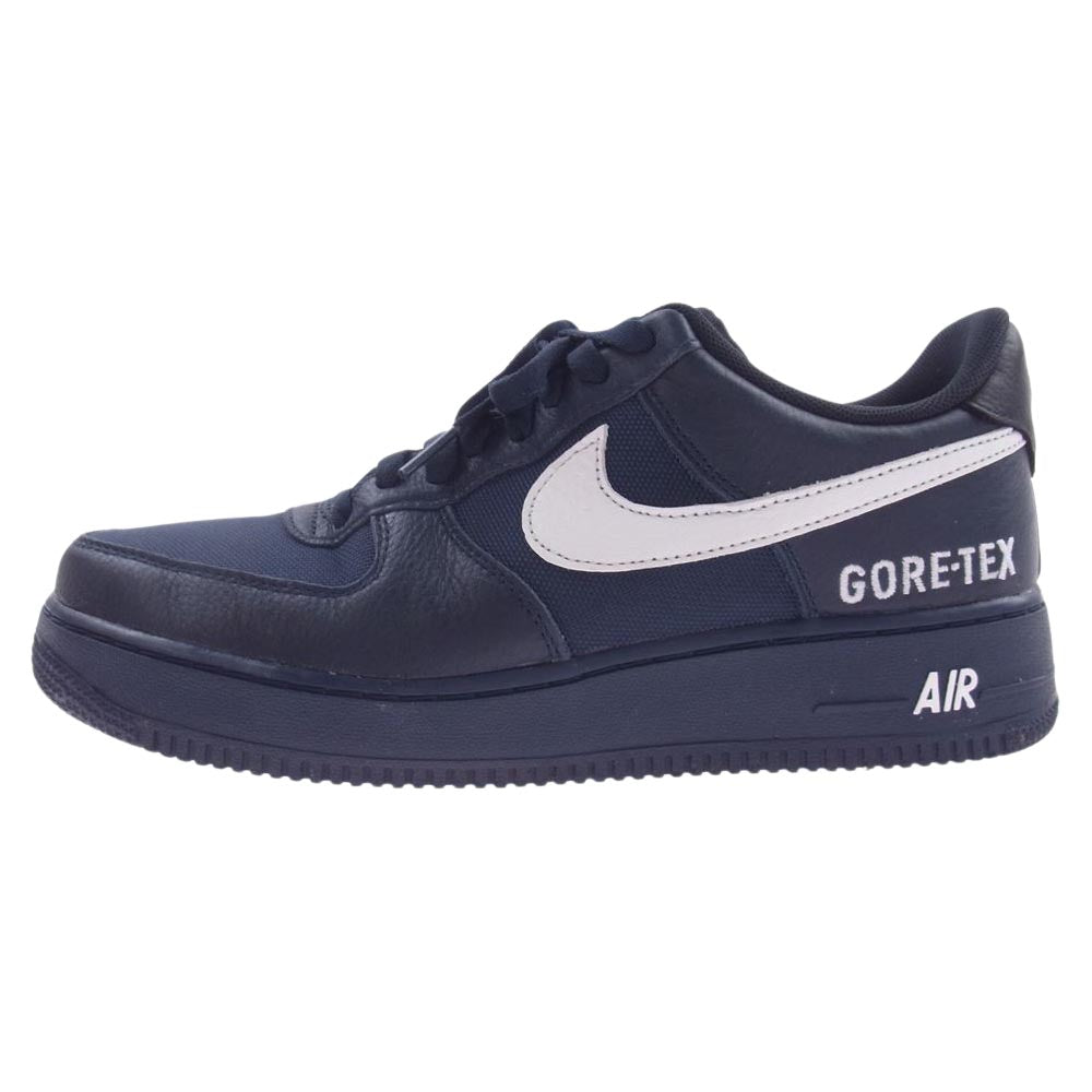 NIKE ナイキ CK2630-400 Air Force 1 AF1 Low Gore-Tex Navy エアフォース1 ロー ゴアテックス スニーカー ダークネイビー系 27cm【中古】