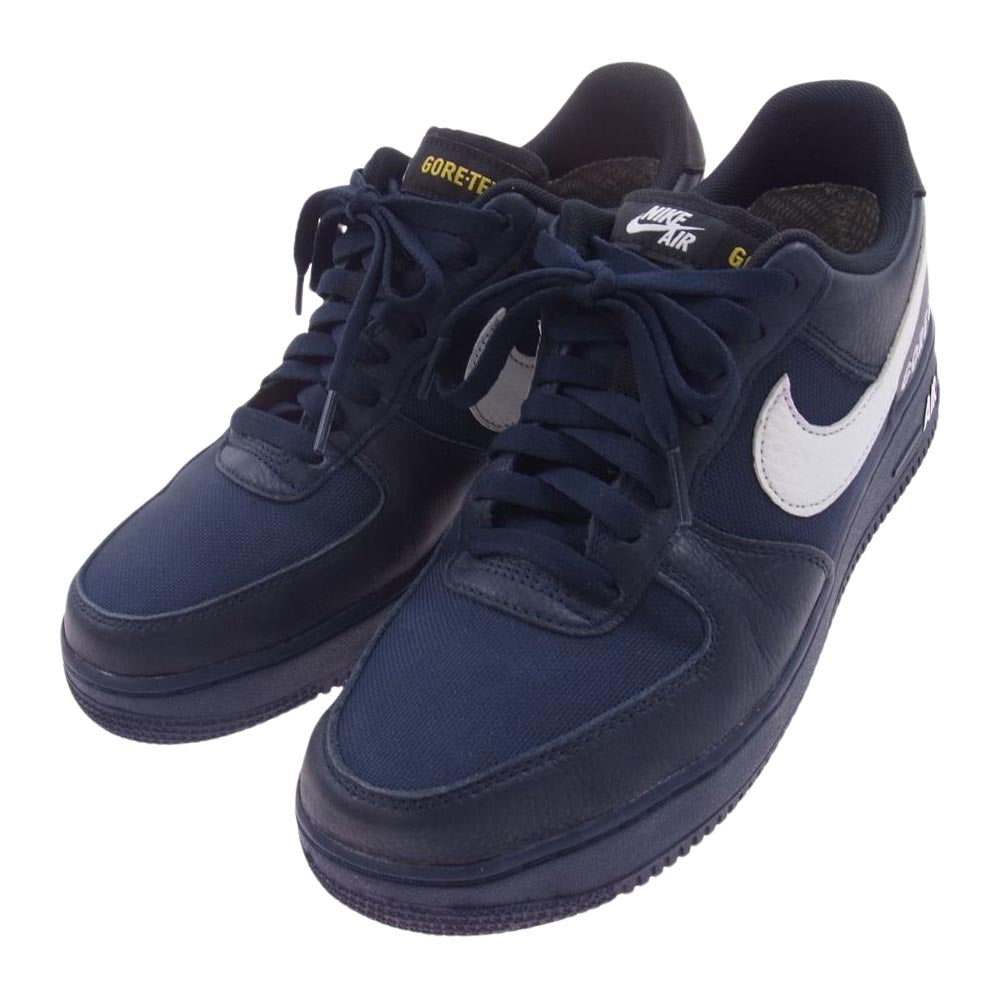 NIKE ナイキ CK2630-400 Air Force 1 AF1 Low Gore-Tex Navy エアフォース1 ロー ゴアテックス スニーカー ダークネイビー系 27cm【中古】