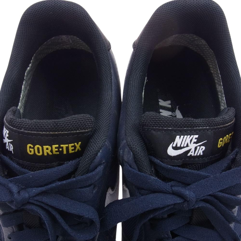 NIKE ナイキ CK2630-400 Air Force 1 AF1 Low Gore-Tex Navy エアフォース1 ロー ゴアテックス スニーカー ダークネイビー系 27cm【中古】