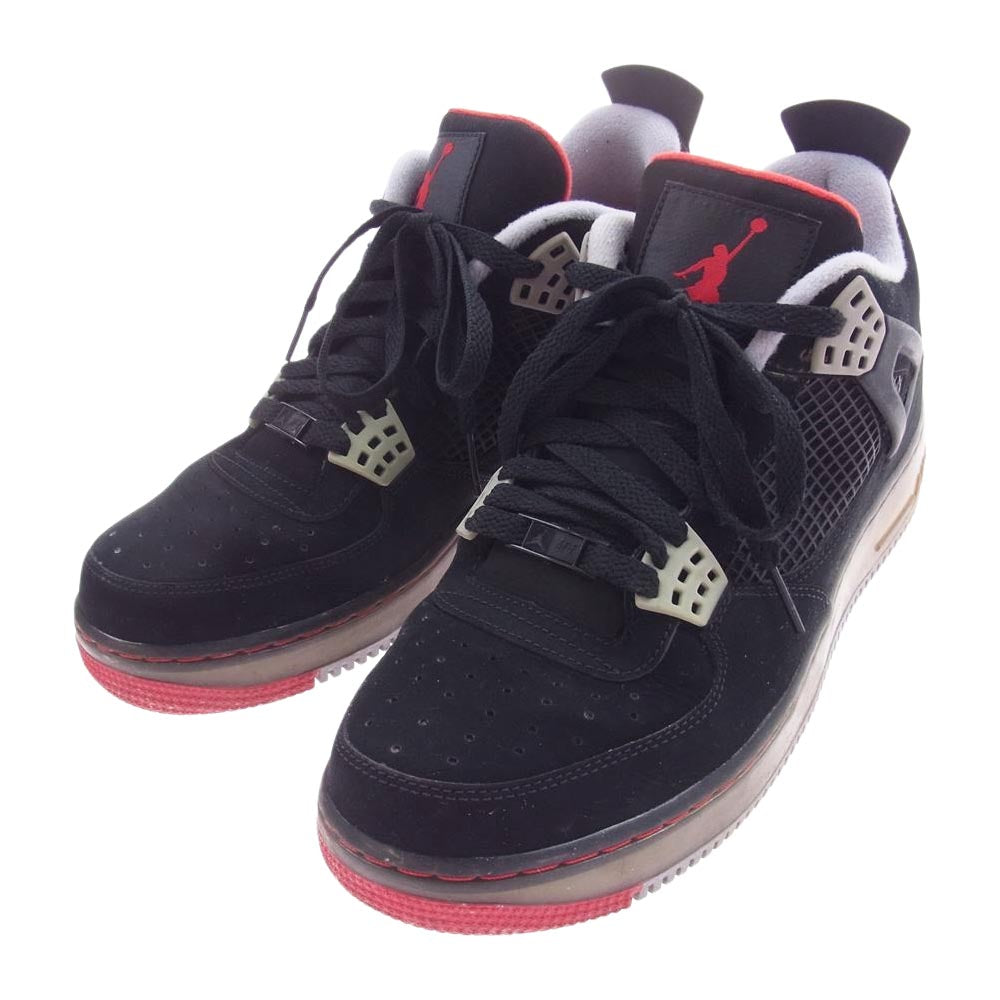 NIKE ナイキ 364342-061 Air Jordan FUSION 4 AJ4 BLACK/VARSITY RED-STEALTH エアジョーダン フュージョン スニーカー ブラック系 27cm【中古】