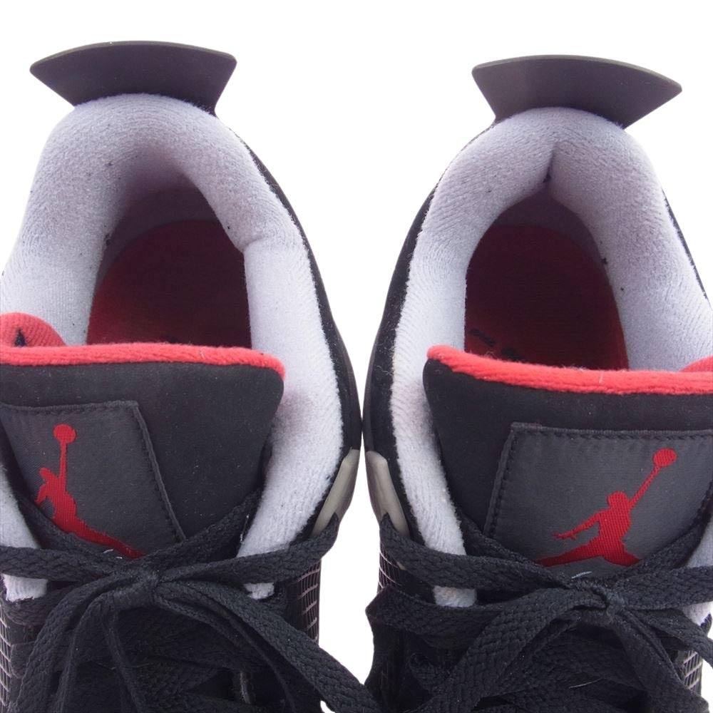 NIKE ナイキ 364342-061 Air Jordan FUSION 4 AJ4 BLACK/VARSITY RED-STEALTH エアジョーダン フュージョン スニーカー ブラック系 27cm【中古】