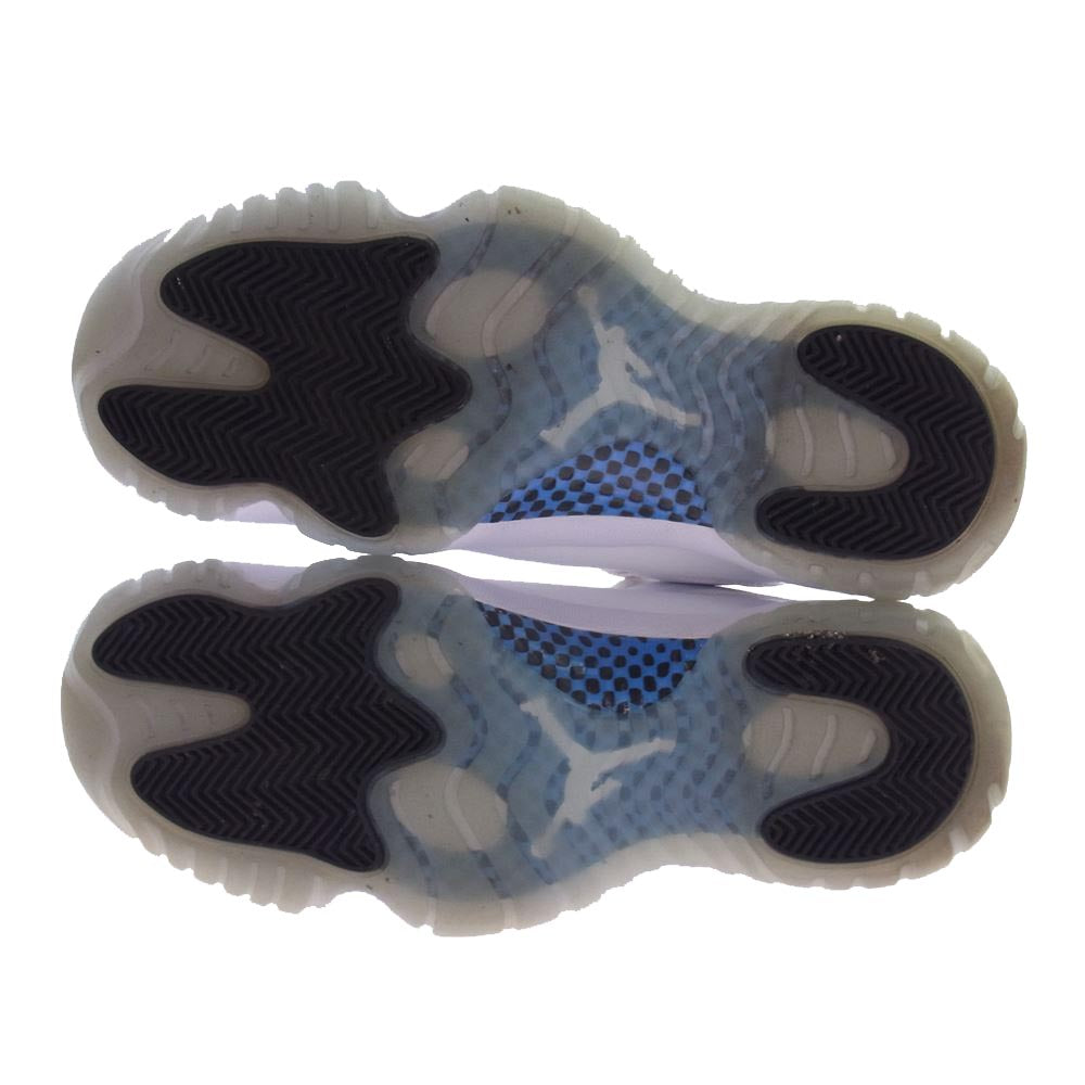 NIKE ナイキ AV2187-117 AIR JORDAN 11 AJ11 RETRO LOW LEGEND BLUE エアジョーダン 11 レトロ レジェンド ブルー ローカットスニーカー ホワイト系 27cm【中古】