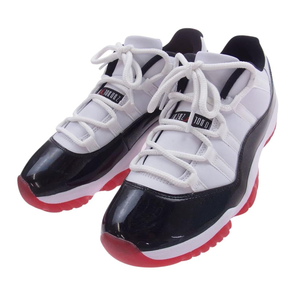 NIKE ナイキ AV2187-160 Air Jordan 11 Low Gym Red AJ11 エアジョーダン イレブン ローカット スニーカー ジムレッド ブラック系 ホワイト系 27cm【中古】