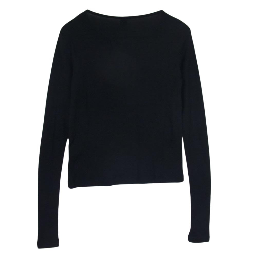 Y's Yohji Yamamoto ワイズ ヨウジヤマモト YX-Y94--171 サーマル 長袖 カットソー ブラック系 2【美品】【中古】