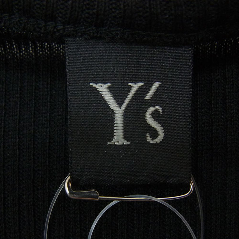 Y's Yohji Yamamoto ワイズ ヨウジヤマモト YX-Y94--171 サーマル 長袖 カットソー ブラック系 2【美品】【中古】