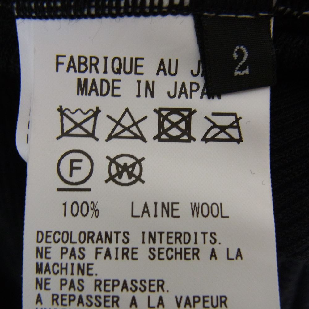 Y's Yohji Yamamoto ワイズ ヨウジヤマモト YX-Y94--171 サーマル 長袖 カットソー ブラック系 2【美品】【中古】