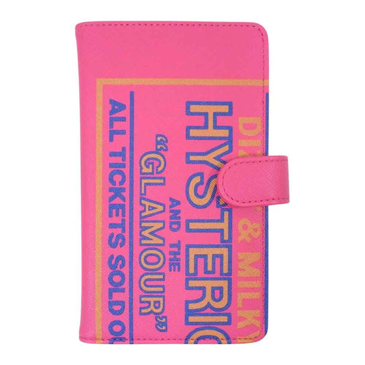 HYSTERIC GLAMOUR ヒステリックグラマー 21AW 01213QG09 DIZZY&MILKY マルチスマホカバー モバイルケース スマホケース ネックホルダー ピンク系 FREE【新古品】【未使用】【中古】