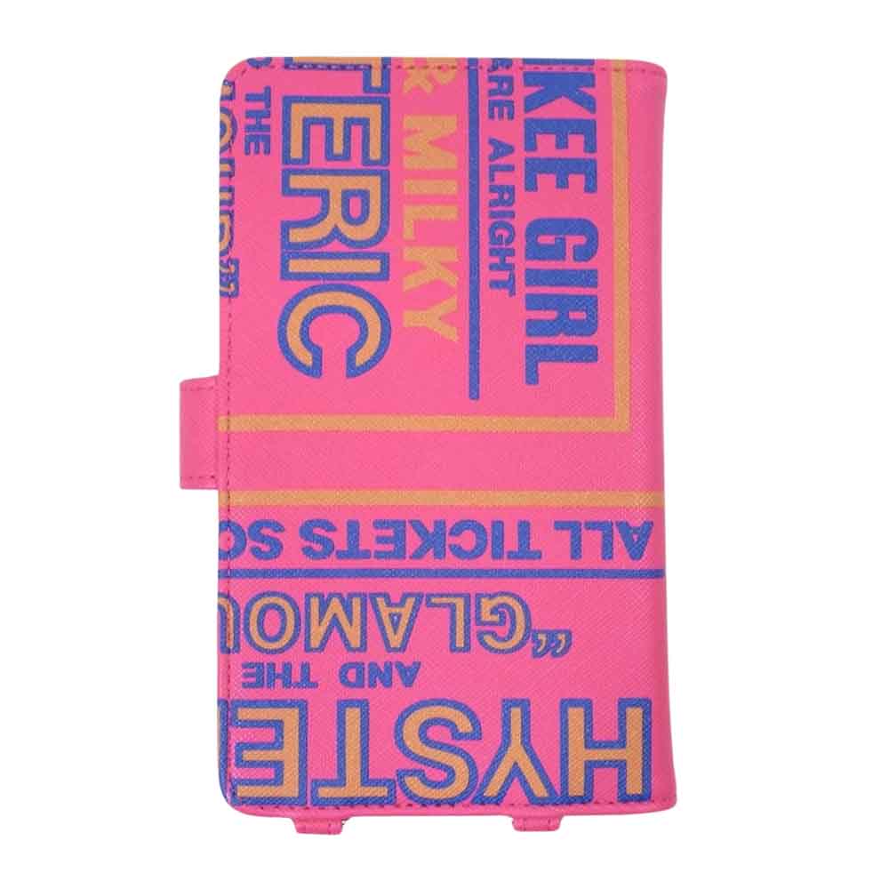 HYSTERIC GLAMOUR ヒステリックグラマー 21AW 01213QG09 DIZZY&MILKY マルチスマホカバー モバイルケース スマホケース ネックホルダー ピンク系 FREE【新古品】【未使用】【中古】