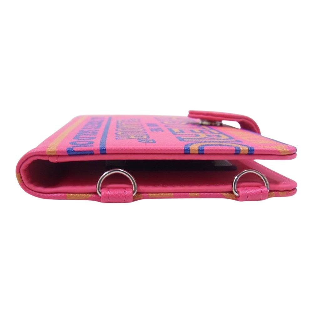 HYSTERIC GLAMOUR ヒステリックグラマー 21AW 01213QG09 DIZZY&MILKY マルチスマホカバー モバイルケース スマホケース ネックホルダー ピンク系 FREE【新古品】【未使用】【中古】