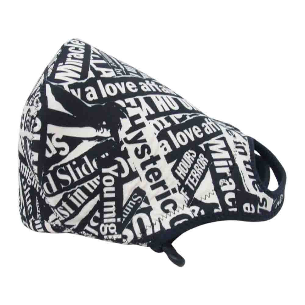 HYSTERIC GLAMOUR ヒステリックグラマー BUILT NEW YORK RIDE ON TIME ウェットスーツ生地 ゴウメット ハンドバッグ ブラック系【中古】