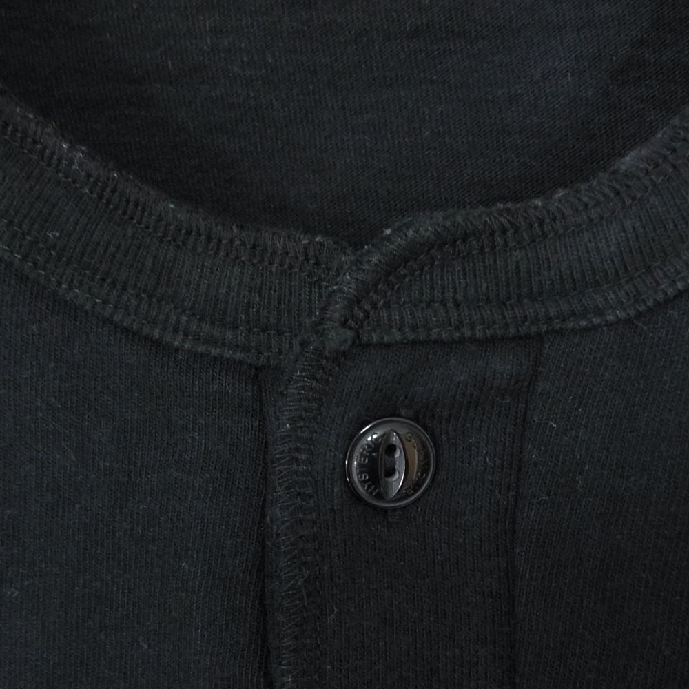 HYSTERIC GLAMOUR ヒステリックグラマー 23SS 02231CL02 HG CIRCLE LIGHTNING ヘンリーネック 七分袖 Tシャツ ブラック系 M【中古】