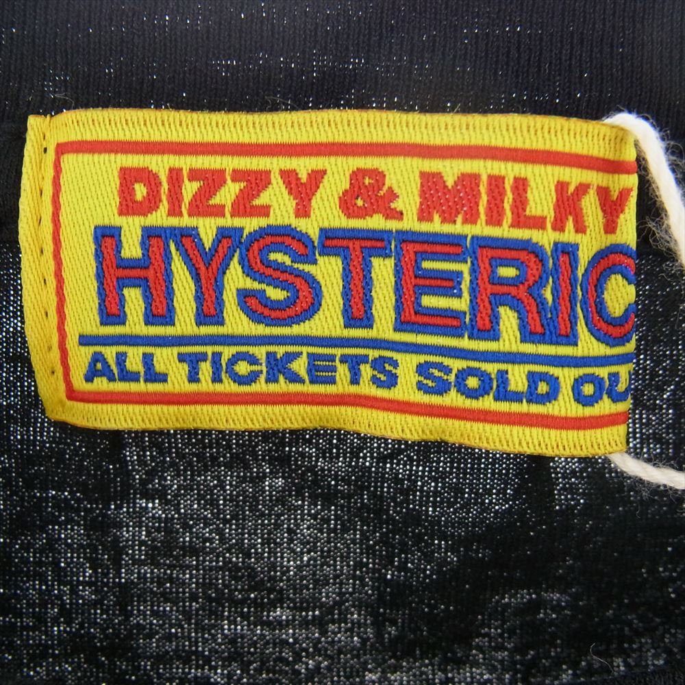 HYSTERIC GLAMOUR ヒステリックグラマー 21AW 01213CL10 PANDA MANIA パンダマニア クルーネック 半袖 Tシャツ ブラック系 FREE【新古品】【未使用】【中古】