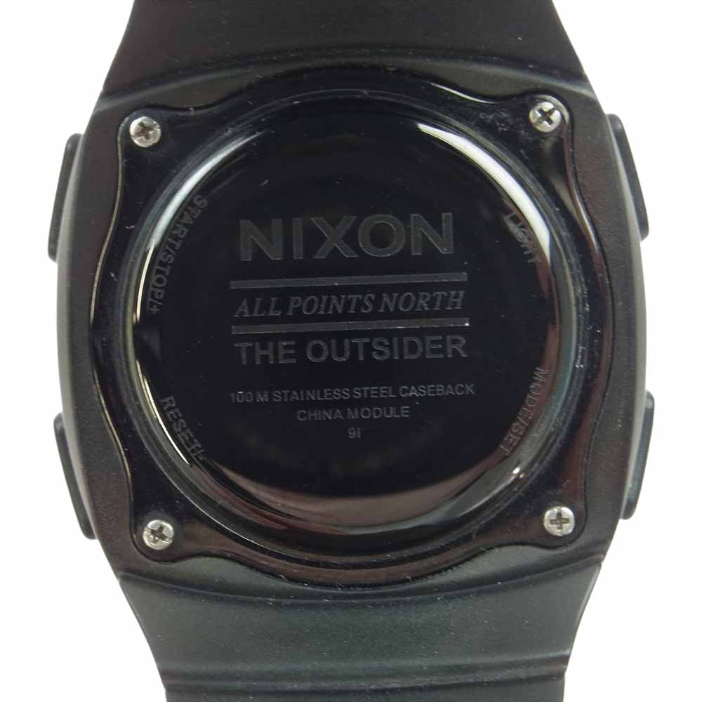 廃盤希少NIXON THE OUTSIDER デジタル腕時計 NIXON ニクソン OUTSIDER アウトサイダー デジタル 腕時計 ブラック系