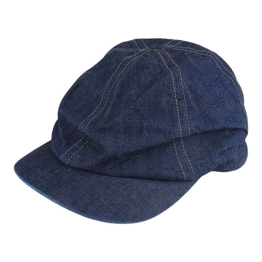 TOY'S McCOY トイズマッコイ インディゴ デニム キャスケット キャップ 帽子 インディゴブルー系 M【中古】
