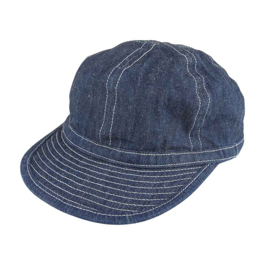 Buzz Rickson's バズリクソンズ BR02308 ARMY CAP WORKING DENIM アーミー デニム ミリタリー キャップ インディゴブルー系 7 1/4【中古】