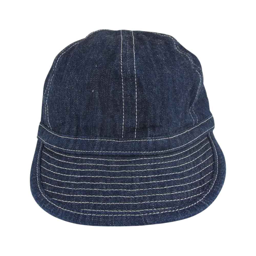 Buzz Rickson's バズリクソンズ BR02308 ARMY CAP WORKING DENIM アーミー デニム ミリタリー キャップ インディゴブルー系 7 1/4【中古】