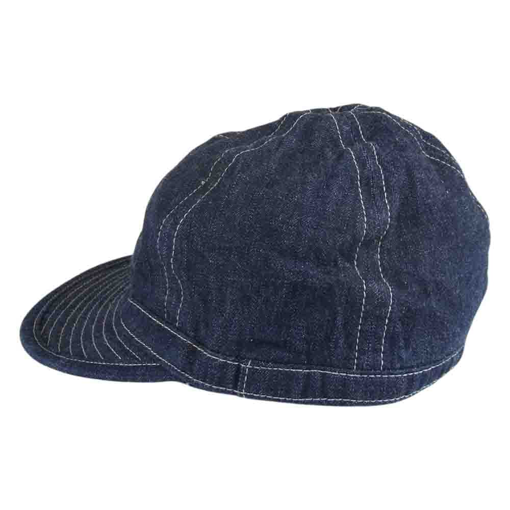 Buzz Rickson's バズリクソンズ BR02308 ARMY CAP WORKING DENIM アーミー デニム ミリタリー キャップ タグ付属 インディゴブルー系 7 1/4【極上美品】【中古】