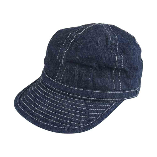 Buzz Rickson's バズリクソンズ BR02308 ARMY CAP WORKING DENIM アーミー デニム ミリタリー キャップ タグ付属 インディゴブルー系 7 1/4【極上美品】【中古】
