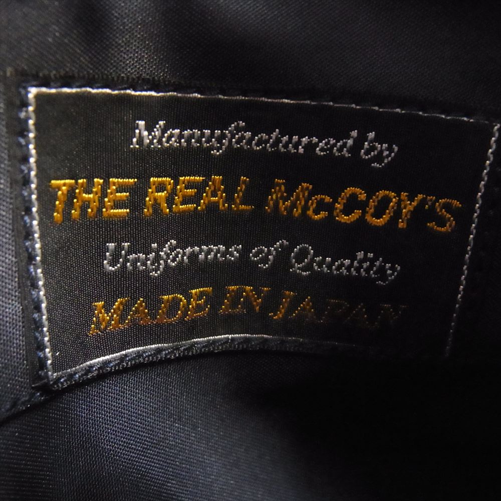 The REAL McCOY'S ザリアルマッコイズ MIL-J-5391A TYPE-L2A フライト ボンバー ジャケット ネイビー系 36【中古】