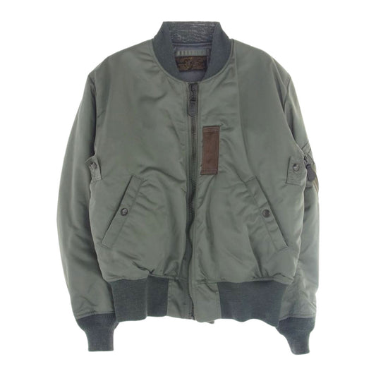 The REAL McCOY'S ザリアルマッコイズ 8415-273-3968 Type MA-1 フライト ボンバー ジャケット カーキ系 XS【中古】