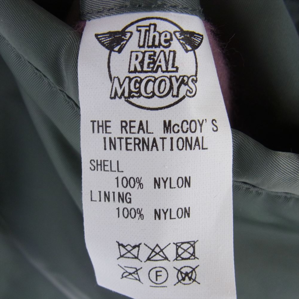 The REAL McCOY'S ザリアルマッコイズ MIL-J-6279 Type N-3B U.S. AIR FORCE　ミリタリー フライト ジャケット モスグリーン系 XS【中古】