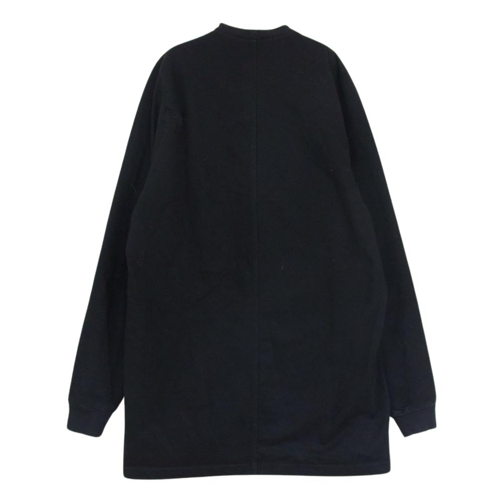 Rick Owens リックオウエンス RU15F7283-BA SPHINX クルーネック ロング スウェット トレーナー 長袖 Tシャツ ブラック系 XS【中古】