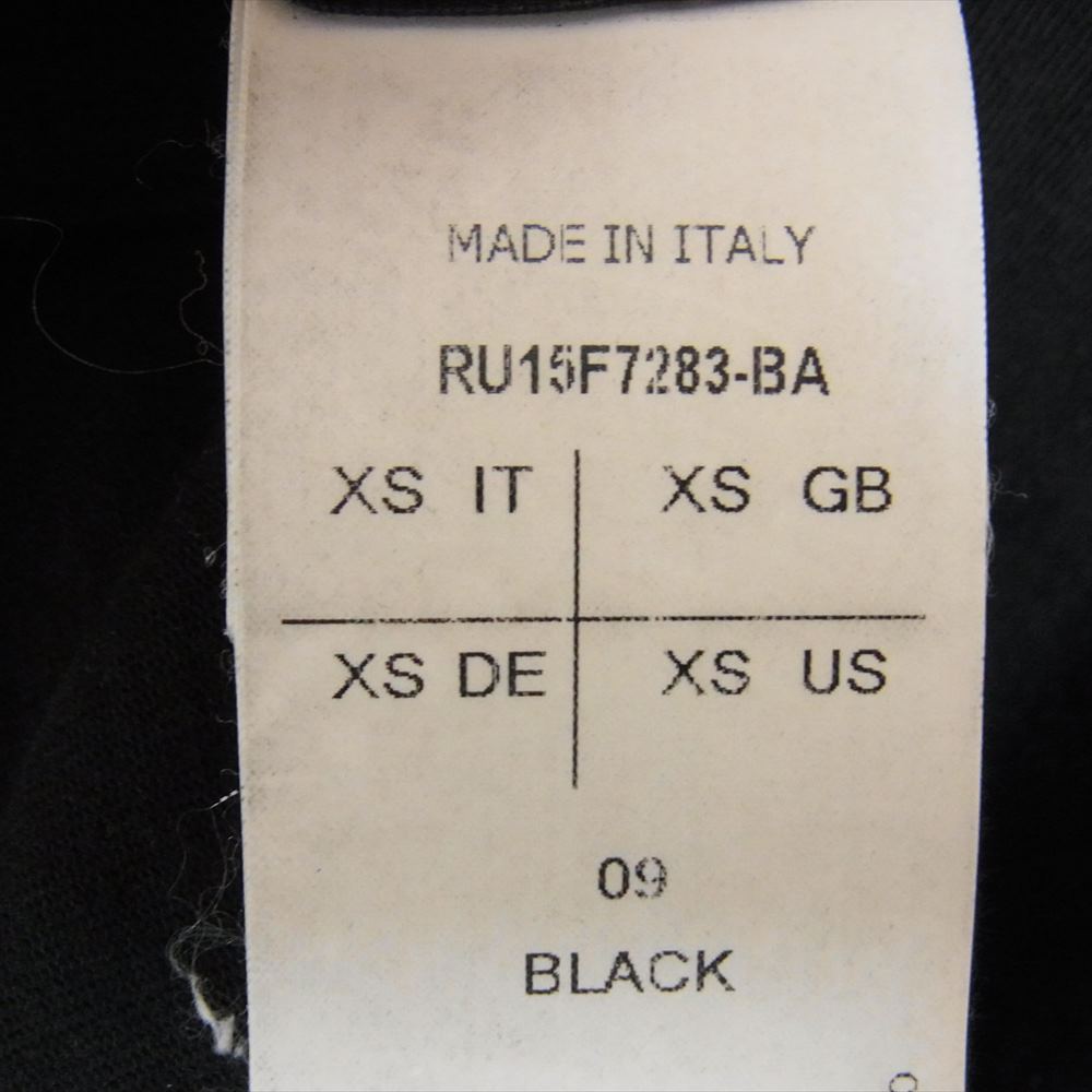 Rick Owens リックオウエンス RU15F7283-BA SPHINX クルーネック ロング スウェット トレーナー 長袖 Tシャツ ブラック系 XS【中古】