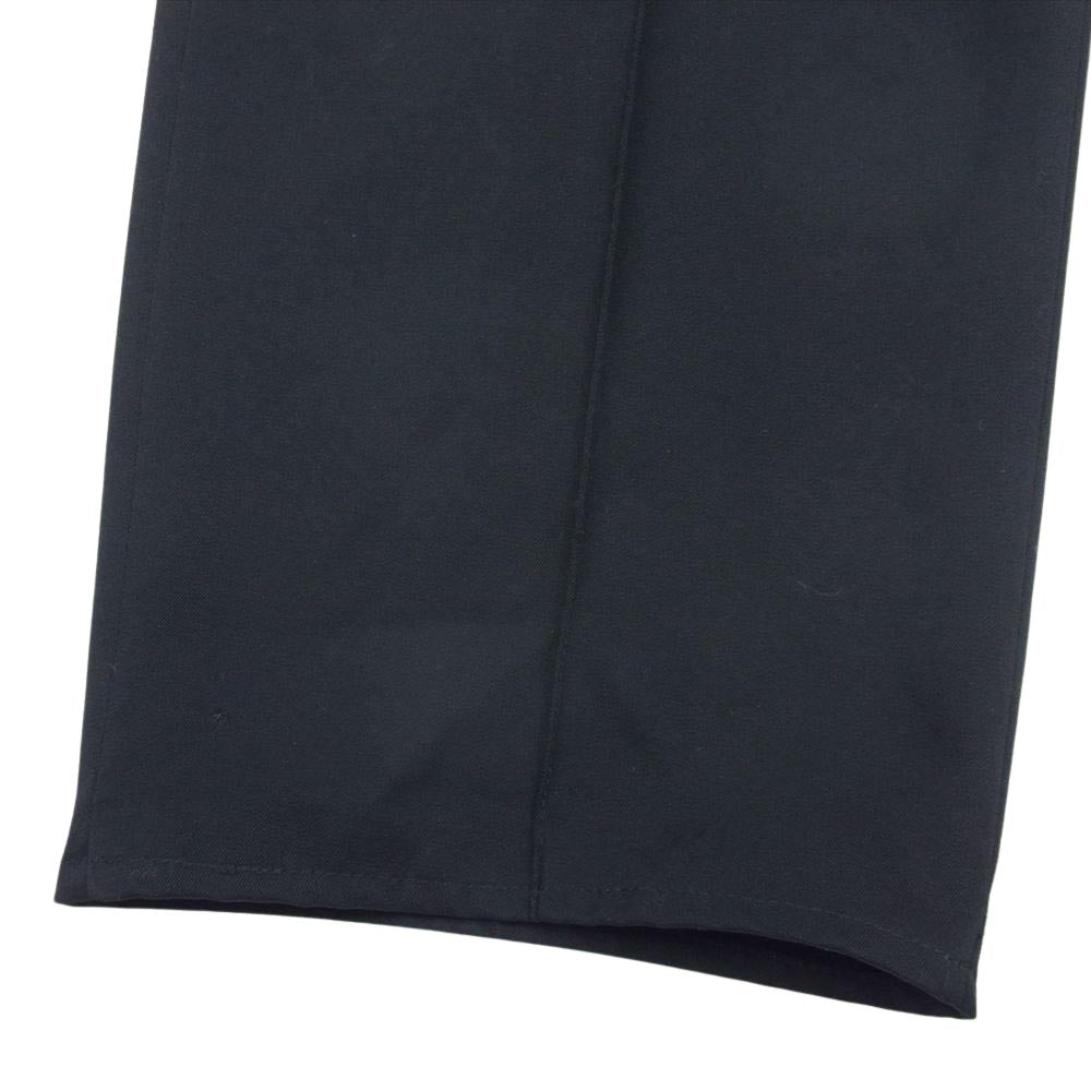 JIL SANDER ジルサンダー JSMU311101MU20290021 LIGHT WOOL GABARDINE ウールギャバジン イージー ワイドテーパード スラックスパンツ ブラック ブラック系 44【中古】