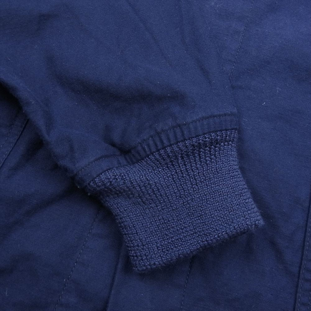 Needles ニードルス J0190 S.C. Army Shirt スタンドカラー アーミー 長袖 シャツ ネイビー系 S【中古】