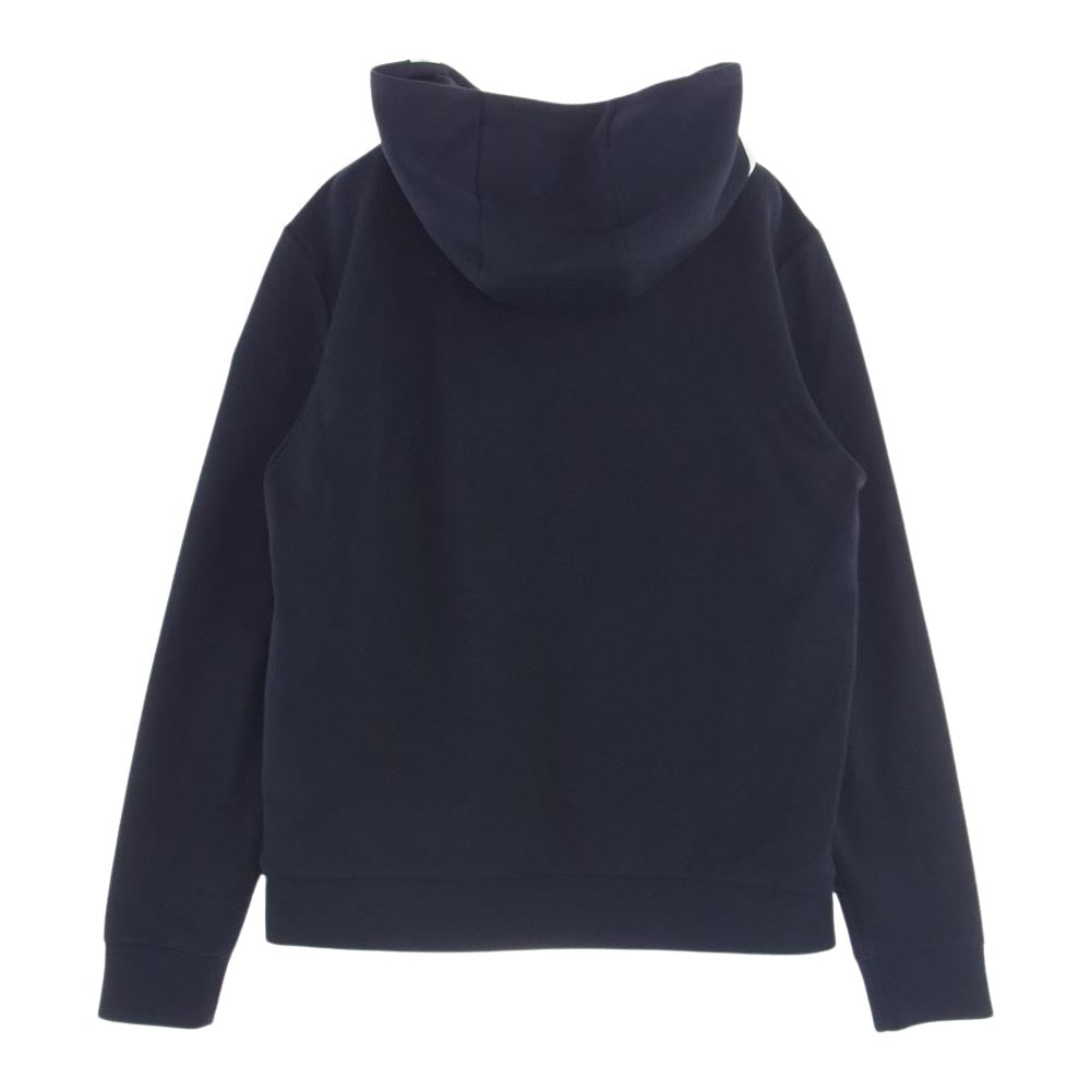 MONCLER モンクレール MAGLIA CARDIGAN マグリア カーディガン サイドライン ダウン切替 スウェット パーカー ダークネイビー系 L【中古】
