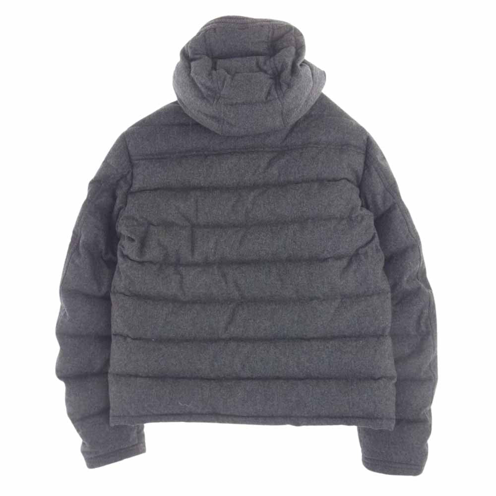MONCLER モンクレール CANUT カヌート ニット切替 フーディ ダウンジャケット グレー系 2【中古】