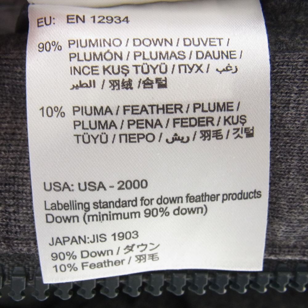 MONCLER モンクレール CANUT カヌート ニット切替 フーディ ダウンジャケット グレー系 2【中古】