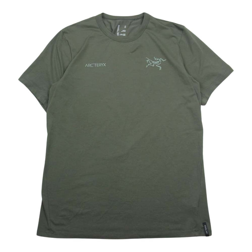 ARC'TERYX アークテリクス Captive Split SS T-Shirt キャプティブ スプリット Tシャツ カーキ系 M【中古】