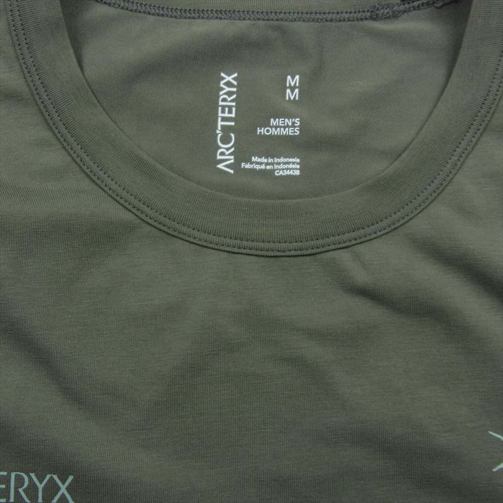 ARC'TERYX アークテリクス Captive Split SS T-Shirt キャプティブ スプリット Tシャツ カーキ系 M【中古】
