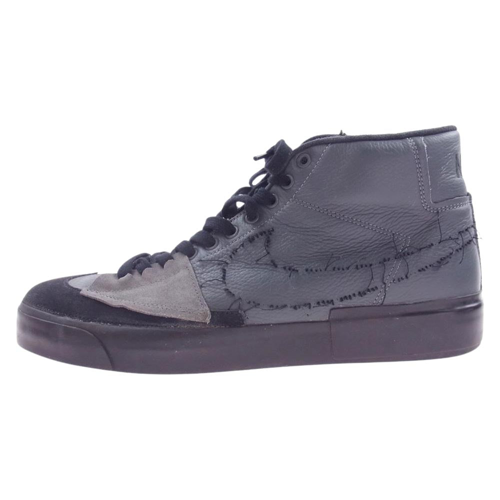 NIKE ナイキ DA2189-001 SB ZOOM BLAZER MID EDGE ズーム ブレーザー ミッド エッジ スニーカー ブラック系 グレー系 29.5cm【中古】
