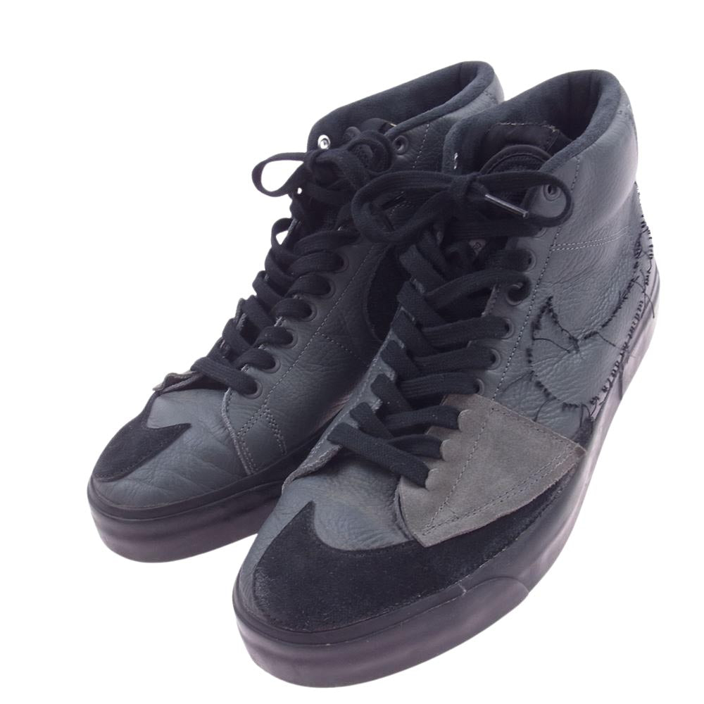 NIKE ナイキ DA2189-001 SB ZOOM BLAZER MID EDGE ズーム ブレーザー ミッド エッジ スニーカー ブラック系 グレー系 29.5cm【中古】
