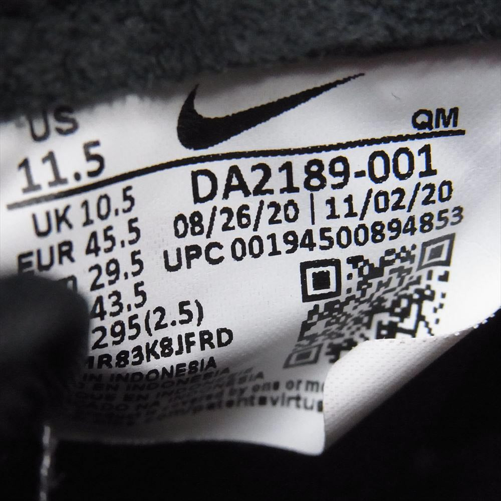 NIKE ナイキ DA2189-001 SB ZOOM BLAZER MID EDGE ズーム ブレーザー ミッド エッジ スニーカー ブラック系 グレー系 29.5cm【中古】