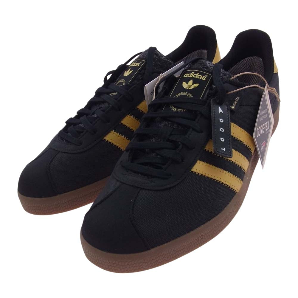 adidas アディダス IE8480 × DESCENDANT Gazelle GORE-TEX ディセンダント ガゼル ゴアテックス スニーカー ブラック系 28.5cm【新古品】【未使用】【中古】