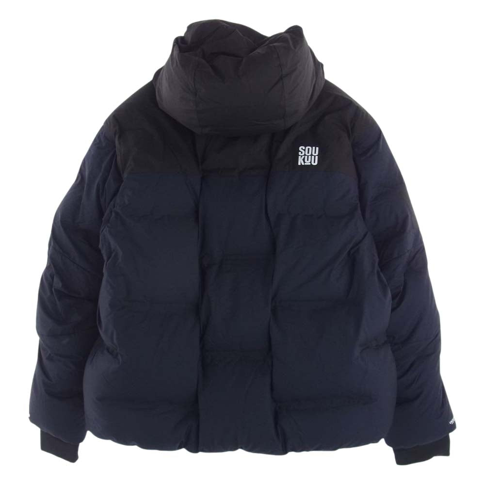 UNDERCOVER アンダーカバー NS2C4201 × The North Face ザ ノースフェイス SOUKUU CLOUD DOWN NUPSTE クラウド ヌプシ ダウン ジャケット ブラック系 ネイビー系 XL【極上美品】【中古】