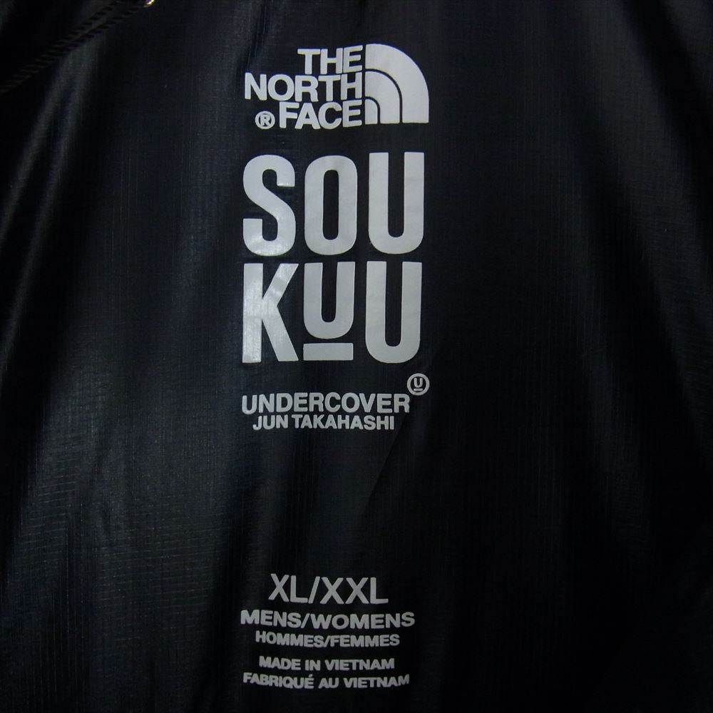 UNDERCOVER アンダーカバー NS2C4201 × The North Face ザ ノースフェイス SOUKUU CLOUD DOWN NUPSTE クラウド ヌプシ ダウン ジャケット ブラック系 ネイビー系 XL【極上美品】【中古】