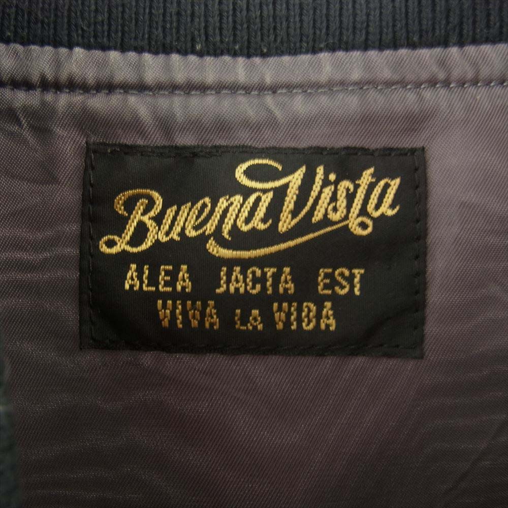 BUENA VISTA ブエナビスタ VIVAN LOS ROOTS ナイロン スタジアム ブルゾン ジャケット スタジャン グレー系 M【中古】