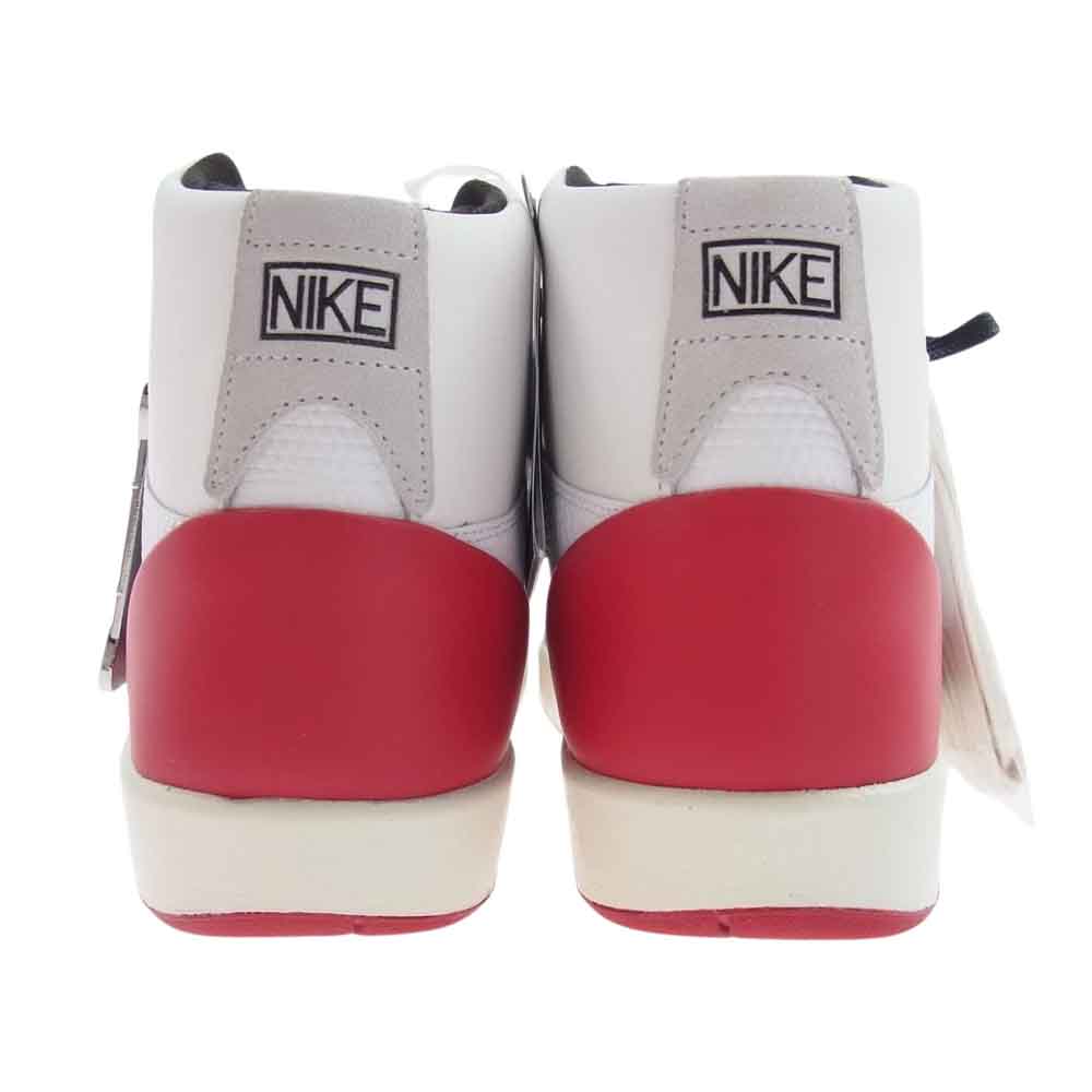 NIKE ナイキ DQ0558-160 × Chanel Abney ニーナ・シャネル・アブニー WMNS Air Jordan 2 High White and Gym Red AJ2 エアジョーダン ハイ ホワイト アンド ジムレッド スニーカー ホワイト系 29cm【新古品】【未使用】【中古】