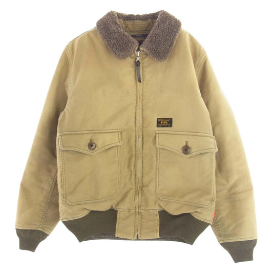 WTAPS ダブルタップス 132GWDT-JKM01 M-69 JACKET COTTON COAD ミリタリー フライト ジャケット ブラウン系 カーキ系 3【中古】