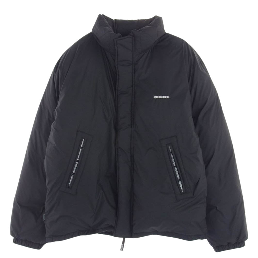 NEIGHBORHOOD ネイバーフッド 20AW 202TSNH-JKM03 DECK PUFF E-JKT デッキ パフ ダウン ジャケット ブラック系 M【中古】