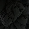 MONCLER モンクレール 茶タグ フード付き 襟変形 ショート ダウンジャケット ブラック系【中古】