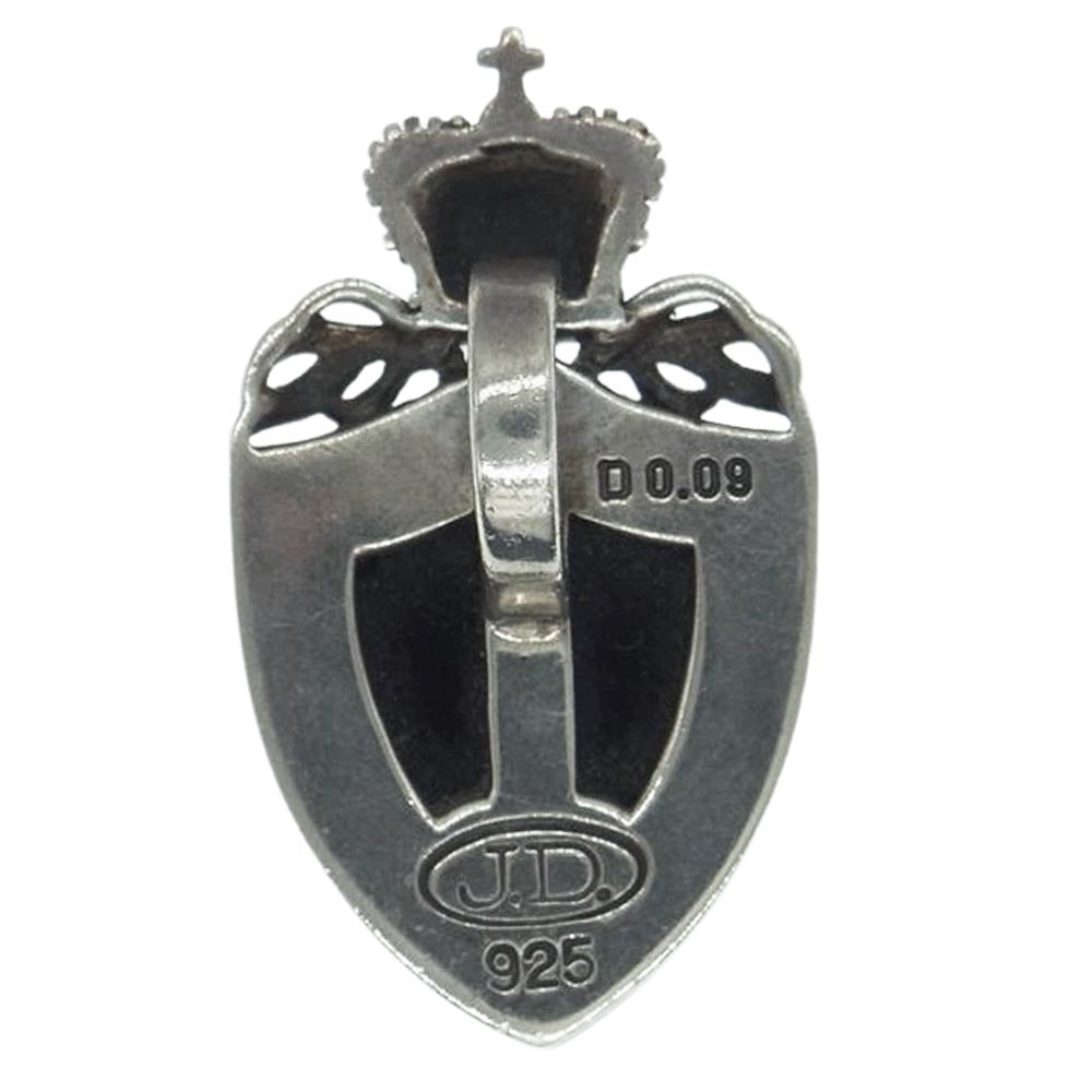 Justin Davis ジャスティンデイビス SPJ117 CROWN SHIELD クラウン シールド ネックレス トップ シルバー系【中古】